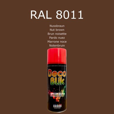 Zollex Decolack Spraydose 400 ml RAL 8011 Nussbraun Nut brown Brun noisette Pard