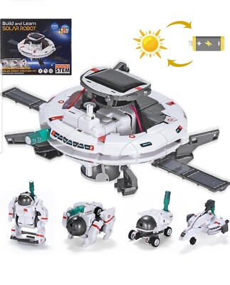 MINT Solar Roboter Spielzeug, 6-in-1 Experiment Wissenschaft Kits für Kinder Robotik Zum Selbermachen Spielzeug