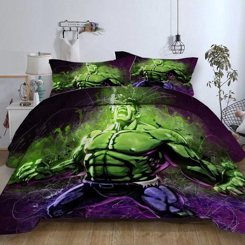 Avengers Marvel Quilt Cover Duvet Cover Bedspread Bedding Set Single King Size - Picture 5 of 14