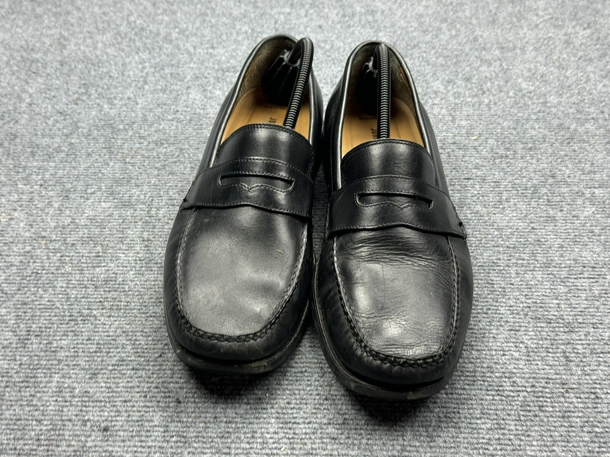 Johnston And Murphy Shoe Mens Size 11.5 Black Leather Dress  display picture 1