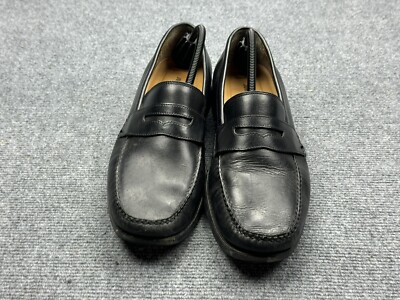 Johnston And Murphy Shoe Mens Size 11.5 Black Leather Dress  display picture 1