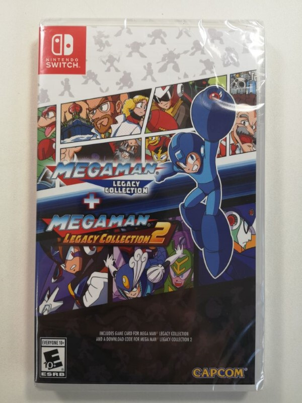 MEGAMAN LEGACY COLLECTION 1+2 SWITCH USA NEW