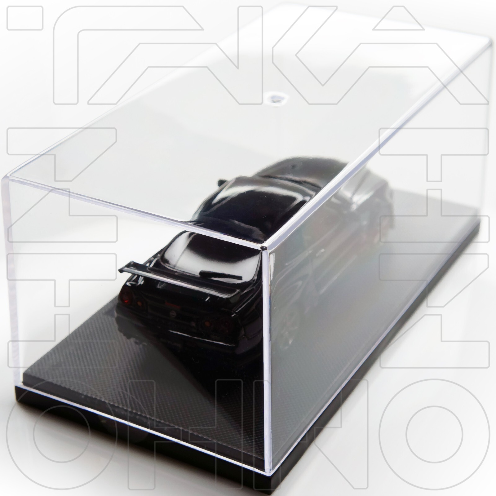 NISSAN SKYLINE GT-R V SPEC I BNR34 R34 1999 EBBRO 1:43 44151 BLACK