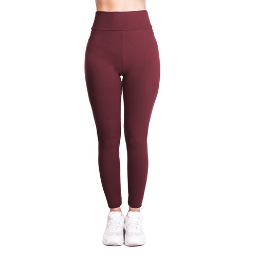 New Solid Color Black Red Green Grey Yoga GYM Women Leggings Pants Plus SZ S-3XL - Picture 12 of 15