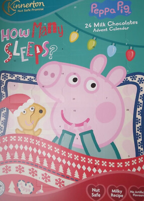 Peppa Pig, Paw Patrol oder Bluey Adventskalender 24 Milk Choc Nut Safe