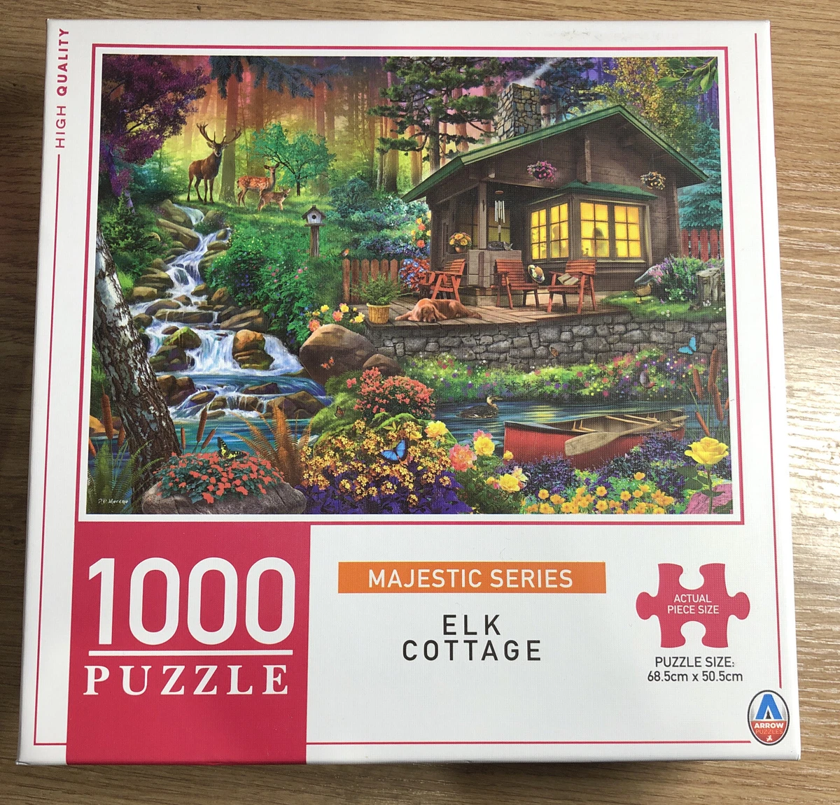 1000 Pcs Jigsaw Puzzles Little Ballerina + Elk Collection (May Not Be Complete)