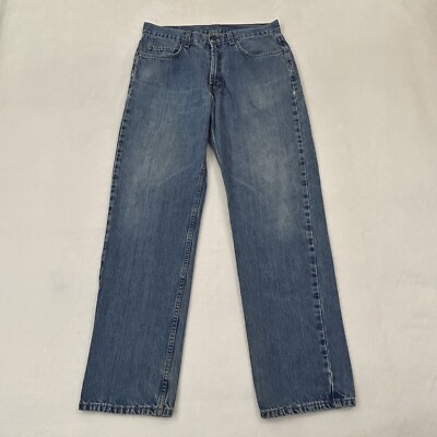 Kirkland Signature Costco Brand Relaxed Fit Blue Denim Cotton Jeans Men Sz  32x32