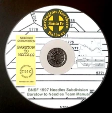 Burlington Northern Santa Fe Needles Sub Team Manual -  CLIC - PDF Pages on DVD