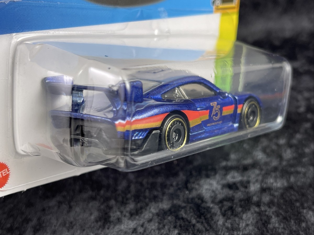 Hot Wheels Porsche 935 – HW Exotics 7/10, Blau Metallic | Short Card, Mattel 2023 | Spielzeugauto Für Sammler