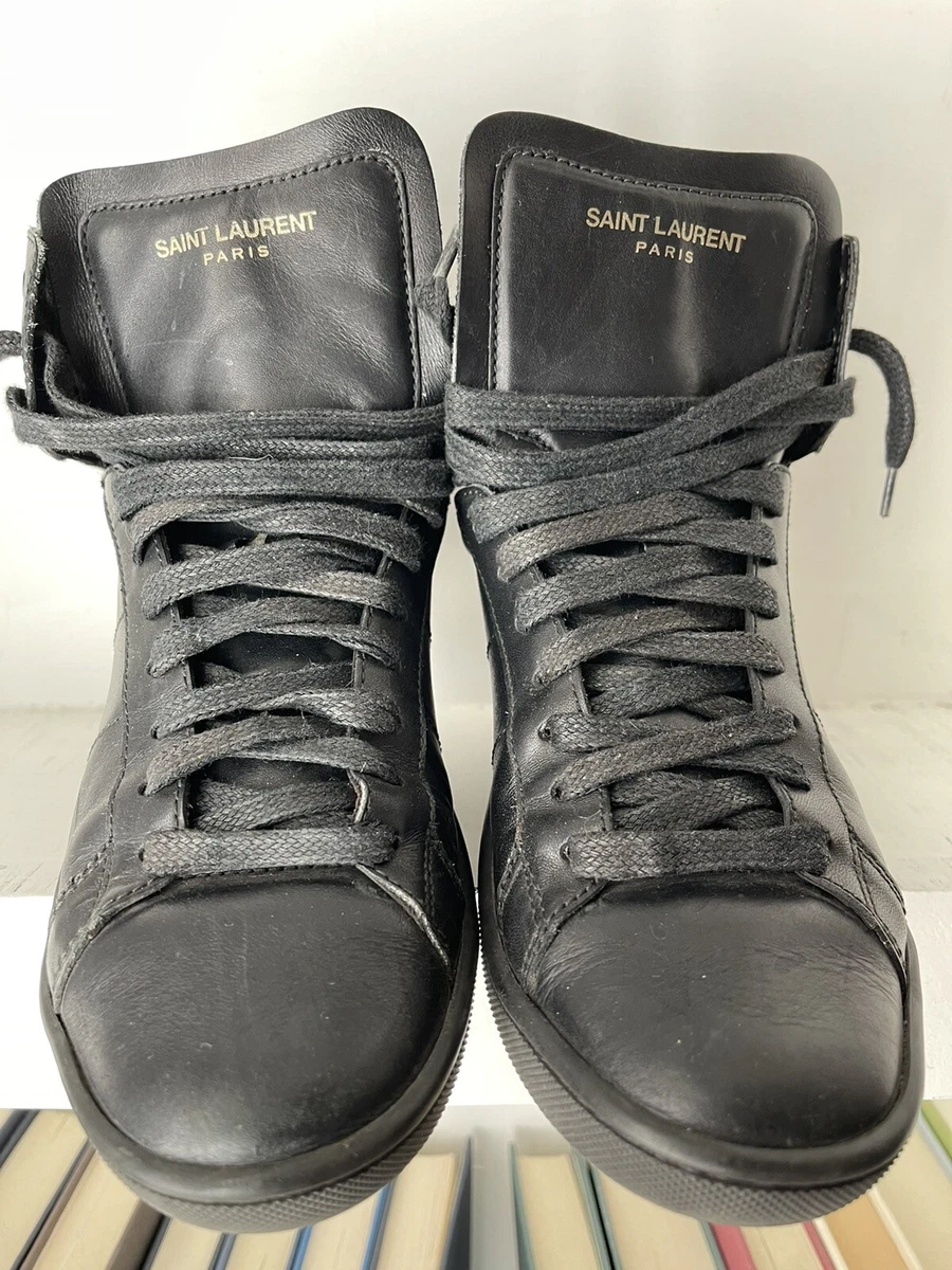 Ysl shop black sneakers