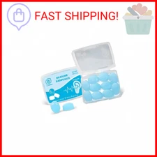 LYSIAN Soft Moldable Silicone Earplugs for Sleep, 5 Pairs, SNR 27dB Noise Cancel