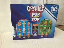 2023 Ooshies Pop and Top DC Characters 20 Sealed Mystery Packs w/display box