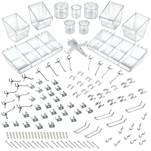 Azar Displays Pegboard Organizer Accessory Kit