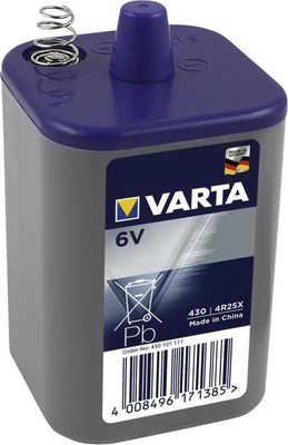 Varta Lantern Battery 430 Zinc-chlorid 4R25X