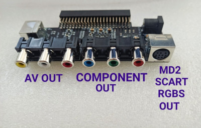 Composite video/nec pce engine grafx video socket RGBS/color difference/S-video