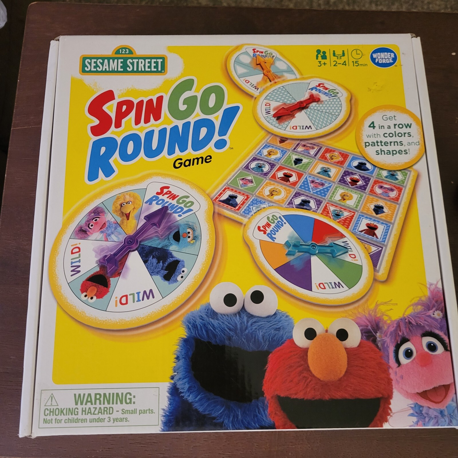 Sesame Street Spin and Go Round Matching Board Game 810558017470 eBay