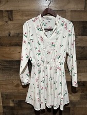 Express Small Floral White Dress Womens Boho Chic