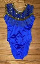 Blue Jazz Dance Outfit W/ Sequin