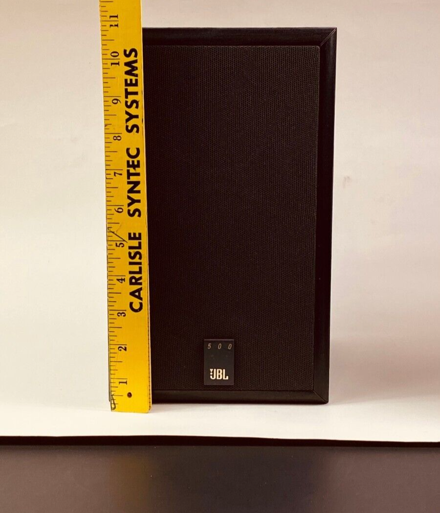 Pair Of Vintage Black JBL 500 Bookshelf Speakers Tested eBay