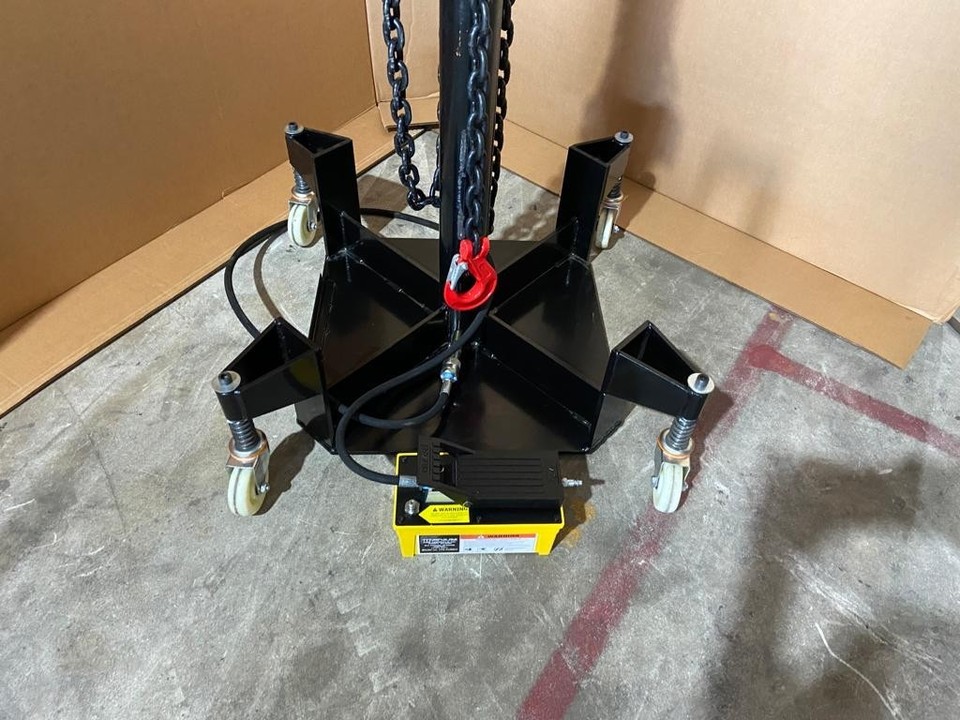 AUTO BODY FRAME MACHINE Pulling POST 84 in HIGH 10 Ton GOOD QUALITY ...