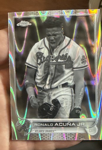2022 Ronald Acuna Jr. [Sonic Black & White RayWave] #165