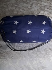 Pro Action Navy Blue With Stars 250gsm Adults Sleeping Bag With Cover.