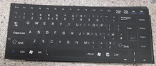 Qwerty Keyboard Stickers overlays UK toshiba Tecra Satellite Self-adhesive