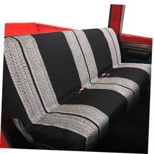 Durable Universal Car Seat Cover for Truck and Car Bench Seats for Full Black