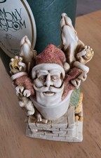 1997 Harmony Kingdom Something's Gotta Give Mint Condition boxed Santa Figurine