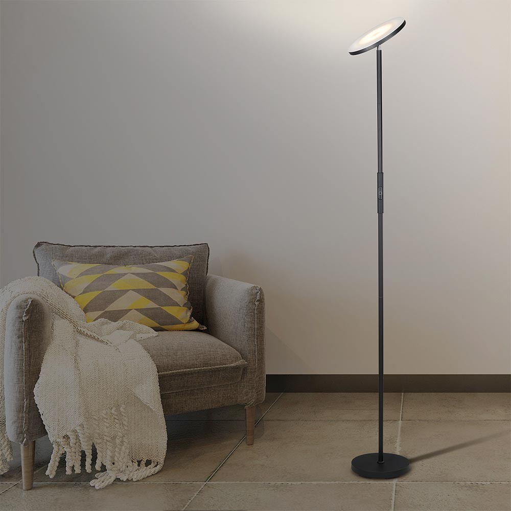 Lampada Piantana da Terra LED 20W 1600Lm Moderna Luce Dimmerabile + Telecomando foto 2