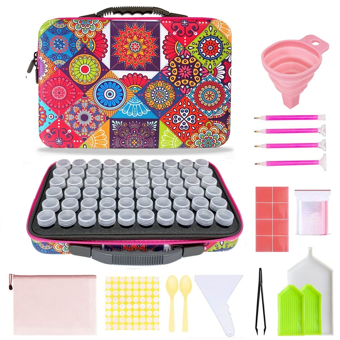 Diamond Painting Storage Containers 60 Slots Big Capacity Diamond Painting Ac...