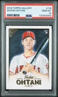 2018 Topps Gallery - Shohei Ohtani - #116 (RC) Rookie Card- PSA 10 GEM MT