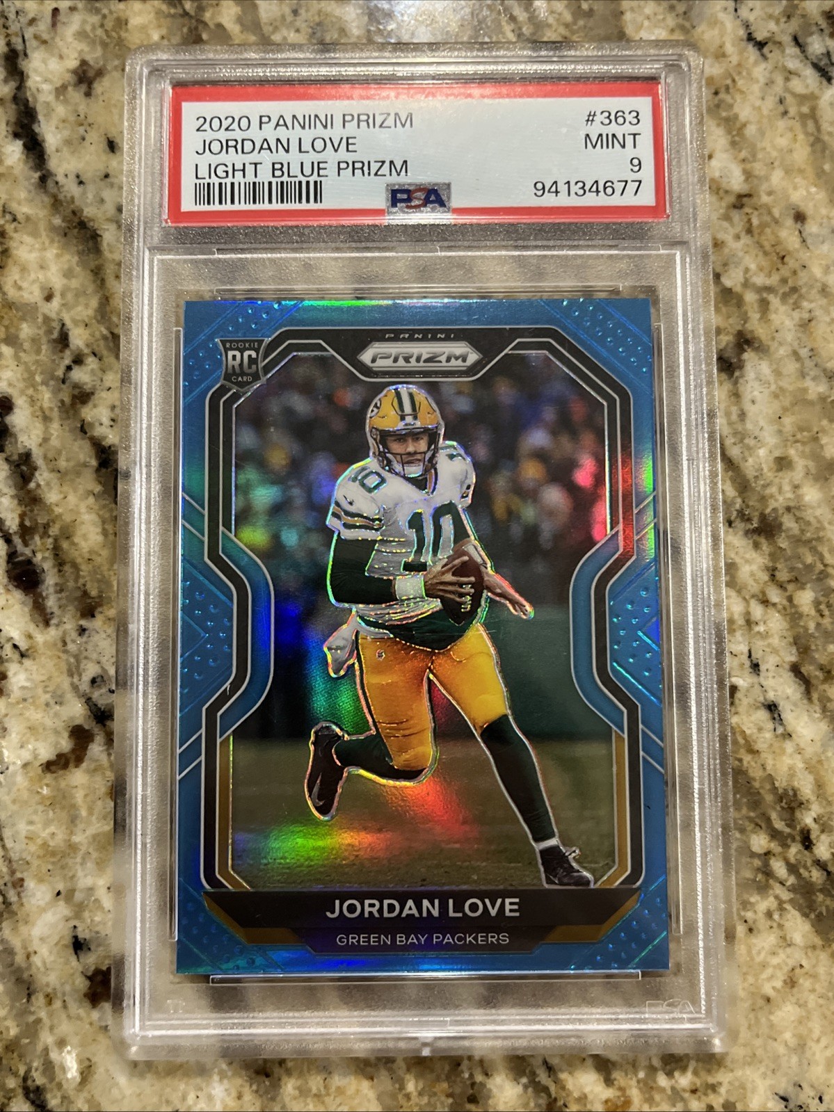 2020 Panini Prizm - Rookie Jordan Love #363 Light Blue Prizm (RC)