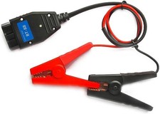 Memory Saver Cable Connector with 2 Alligator Clips, Vehicle Battery Replacement