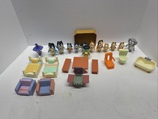 Bluey and Bingo Figures Mixed 25 Piece Lot 12 Furniture, 13 Figures