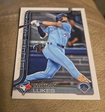 2025 Topps Nathan Lukes #420 Toronto Blue Jays