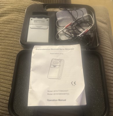 Tech Med # 6010 Tens Unit Electric Nerve Stimulator Pain Relief Muscle Relaxer 