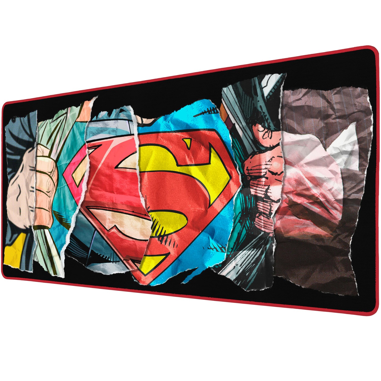 Tapis de Souris XXL Superman Grand Tapis de Bureau 90x40 cm Sous-Main Grand Format