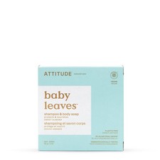 ATTITUDE Baby Plastic-Free Shampoo and Body Soap Bar, EWG 3 Ounce Pack of 1 