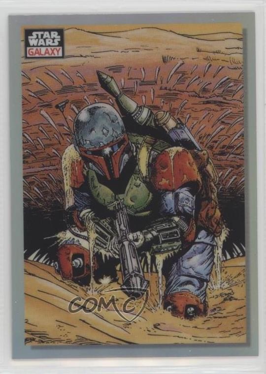 2023 Topps Chrome Star Wars Galaxy Refractor Boba Fett From the Depths #37 0i7z