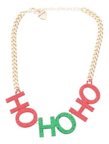 Collier à Plusieurs Chaînes Betsey Johnson - Pendentifs Cadenas Et Cœur-clé - Or - Neuf Avec étiquettes
