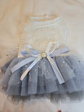 Dog Cat Princess Skirt Tulle Dress Soft Clothes Tutu Party Silk Wedding Cozy