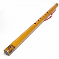 Real Bamboo Flute Authentic Thai 'Khlui Piang-Or' Handcrafted in Key A 45cm 