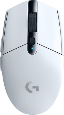 Logitech G305 LIGHTSPEED kabellose Gaming-Maus mit HERO 12K DPI Sensor, Weiß