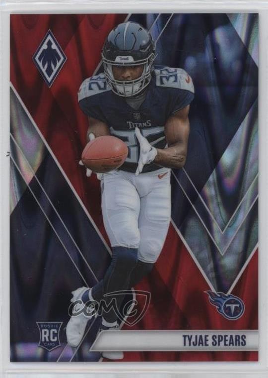 2023 Panini Phoenix Rookies Red Seismic 91/199 Tyjae Spears #129 pm5