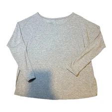 Patagonia Glorya Top Womens M Grey Long Sleeve Crewneck Dolman Style Athleisure