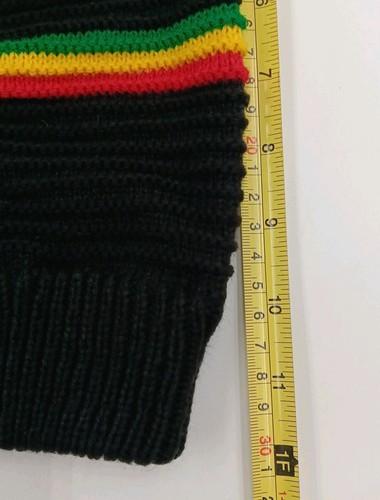 Jamaica REGGAE BEANIE RAINBOW ONE SIZE NWOT Fast Ship! Bid With Confidence Nice! - Picture 6 of 8