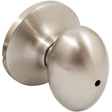 Springhill Door Knob, Privacy (Bed/Bath) Latch, Satin Nickel by Stone Harbor Har