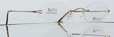 EMOZIONI BY SAFILO 4297/A/N 000 Eyeglasses GOLD/BROWN New Rimless 48-17-130