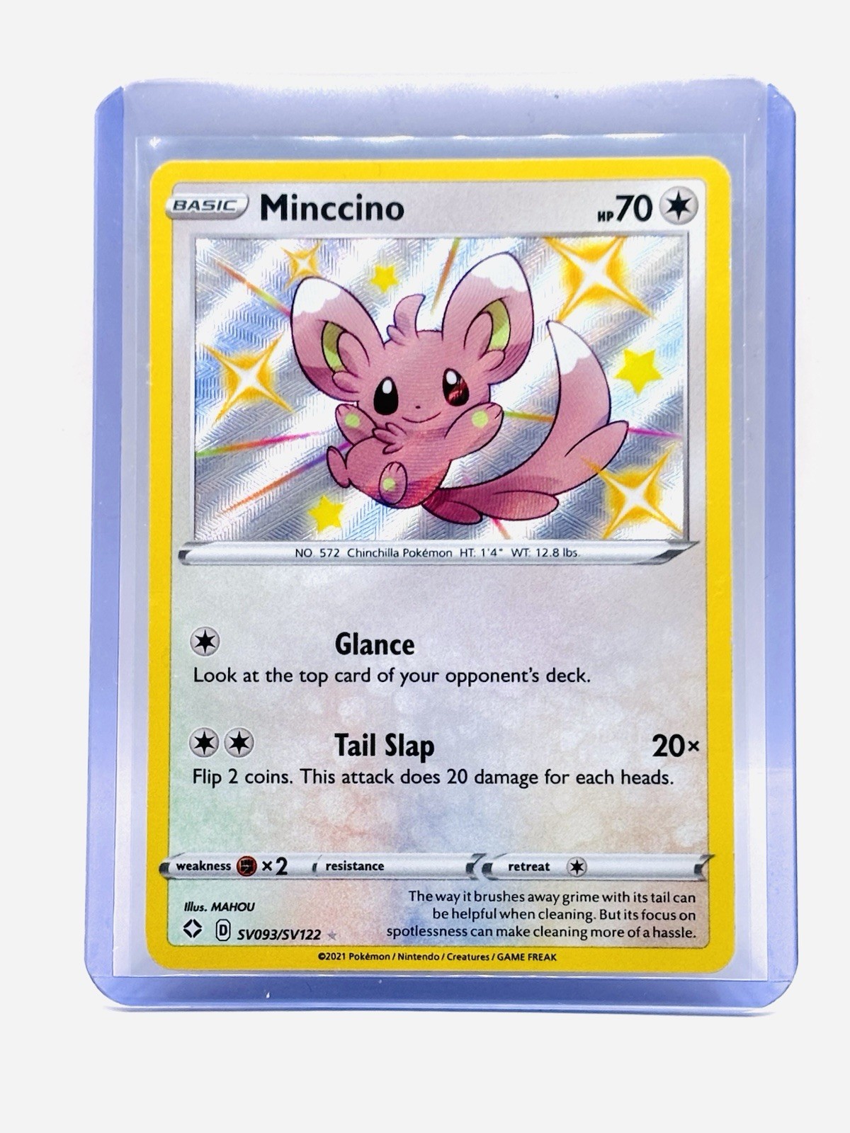Pokemon Shining Fates: Shiny Vault SV093/SV122 Minccino MT/NM